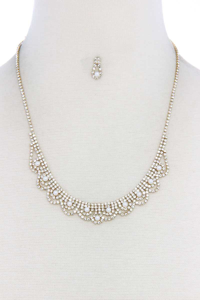 Rhinestone Necklace - Absolute Fashion 2020