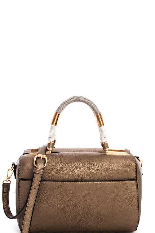 Cute Stylish Moroccan Top Handle Boston Bag With Long Strap - Absolute Fashion 2020