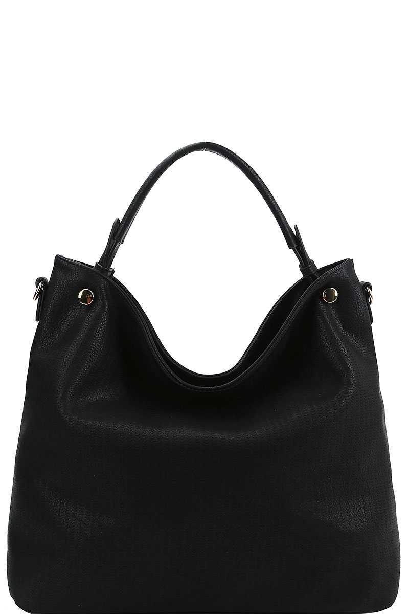 Stylish Modern Mesh Front Hobo Bag With Long Strap - Absolute Fashion 2020