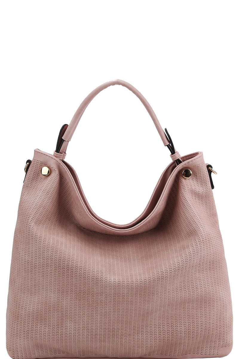 Stylish Modern Mesh Front Hobo Bag With Long Strap - Absolute Fashion 2020