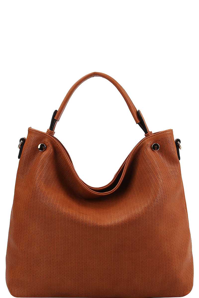 Stylish Modern Mesh Front Hobo Bag With Long Strap - Absolute Fashion 2020