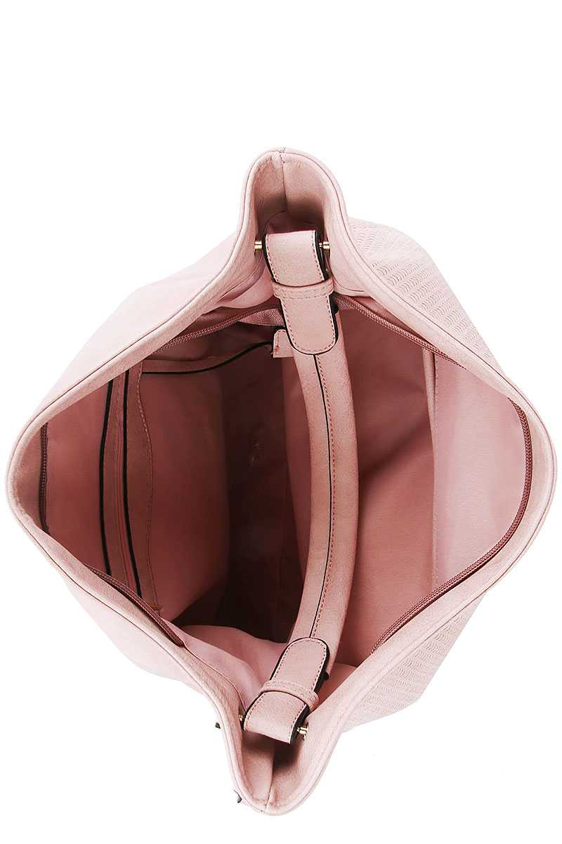 Stylish Modern Mesh Front Hobo Bag With Long Strap - Absolute Fashion 2020