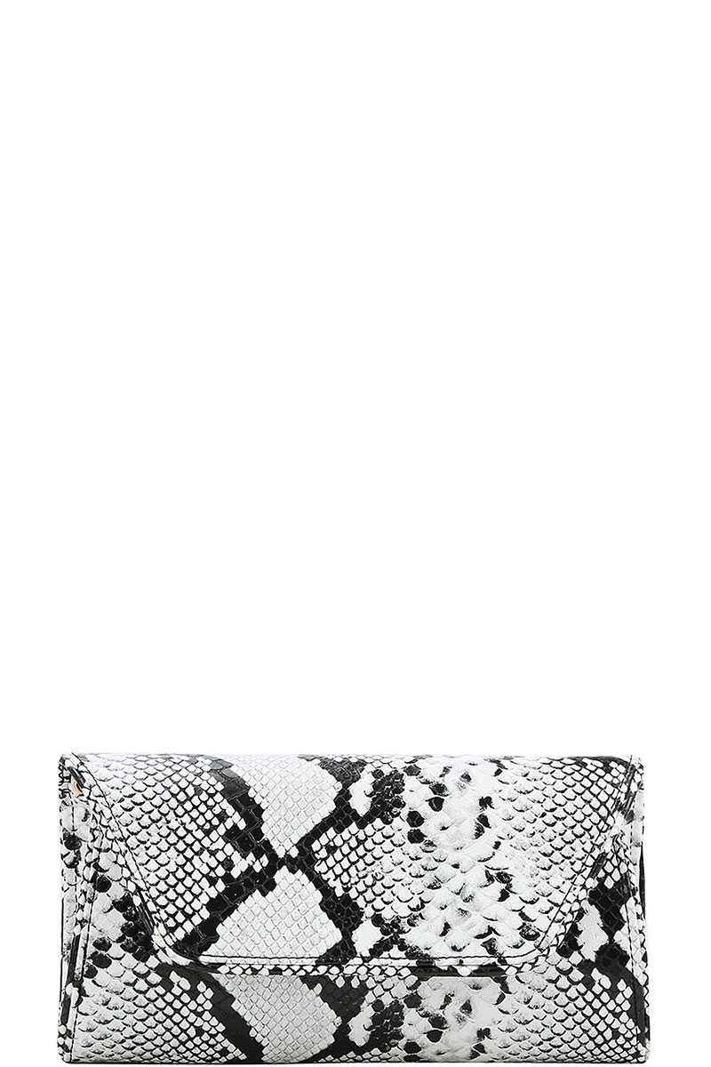 Cute Python Pattern Clutch Cross Body - Absolute Fashion 2020