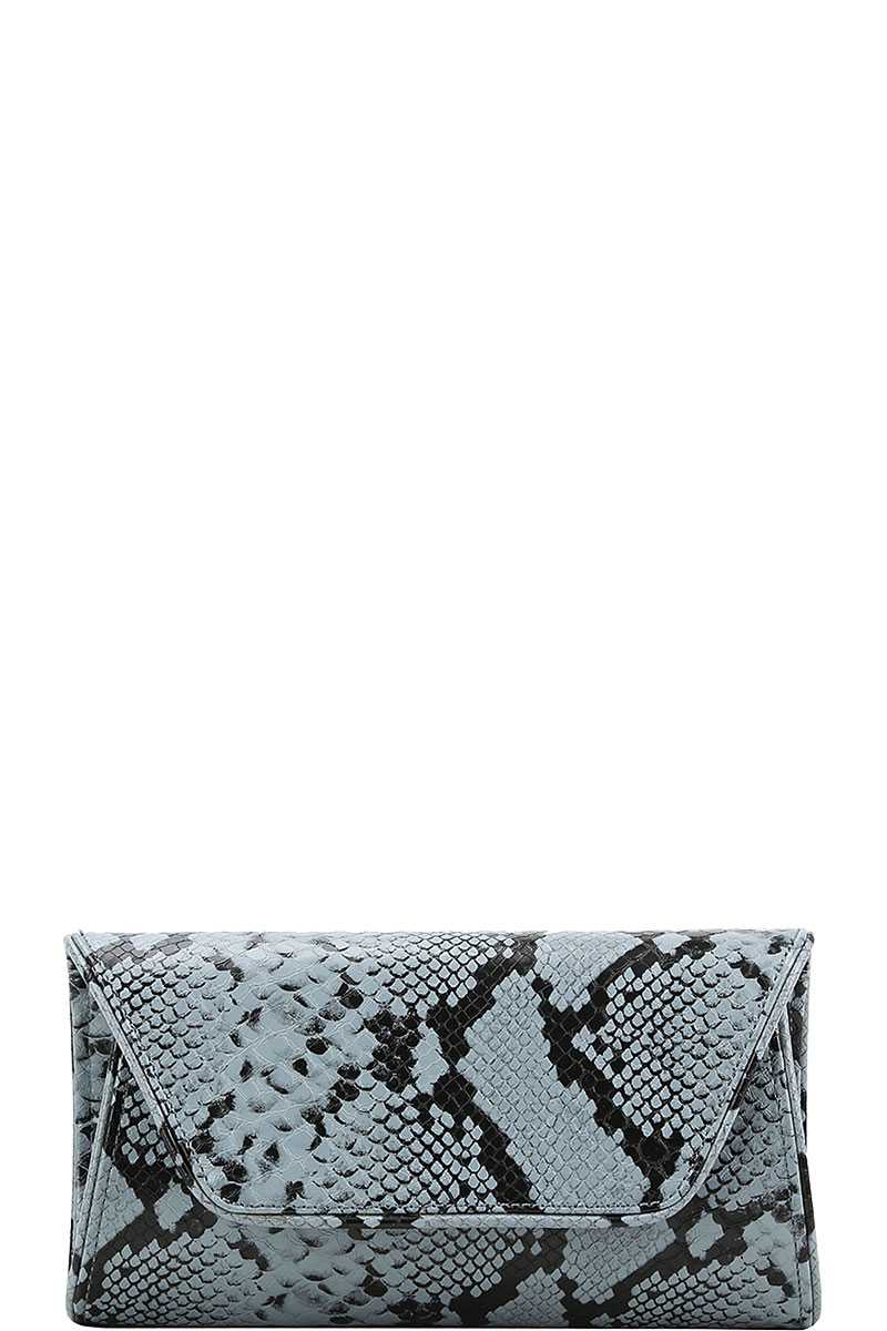 Cute Python Pattern Clutch Cross Body - Absolute Fashion 2020