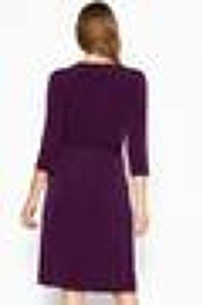 Cute Midi 3/4 Sleeve Dress With A Overlapping V-neck Line And A Belted Waist - Absolute Fashion 2020