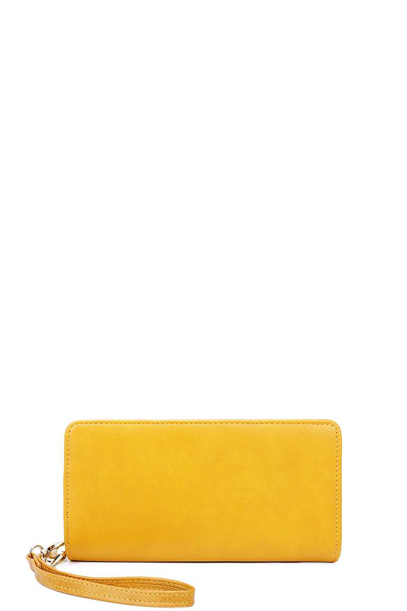 Fashion Solid Color Long Wallet - Absolute Fashion 2020