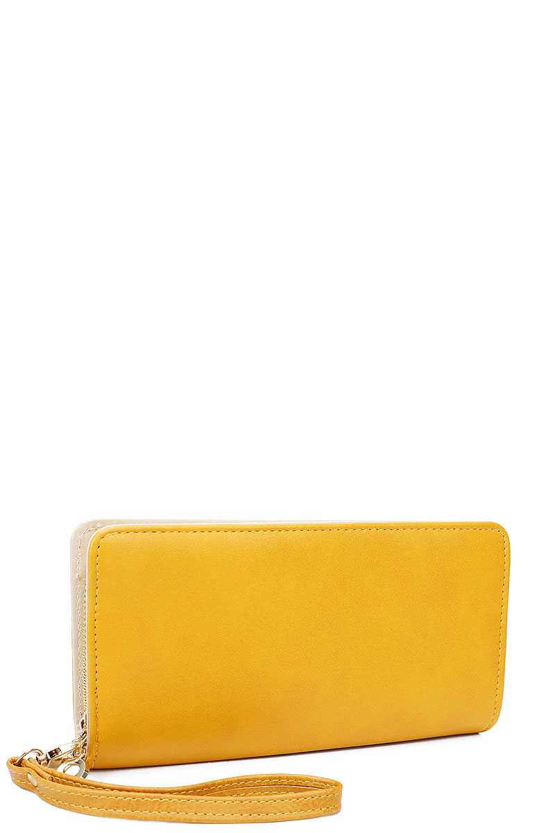 Fashion Solid Color Long Wallet - Absolute Fashion 2020