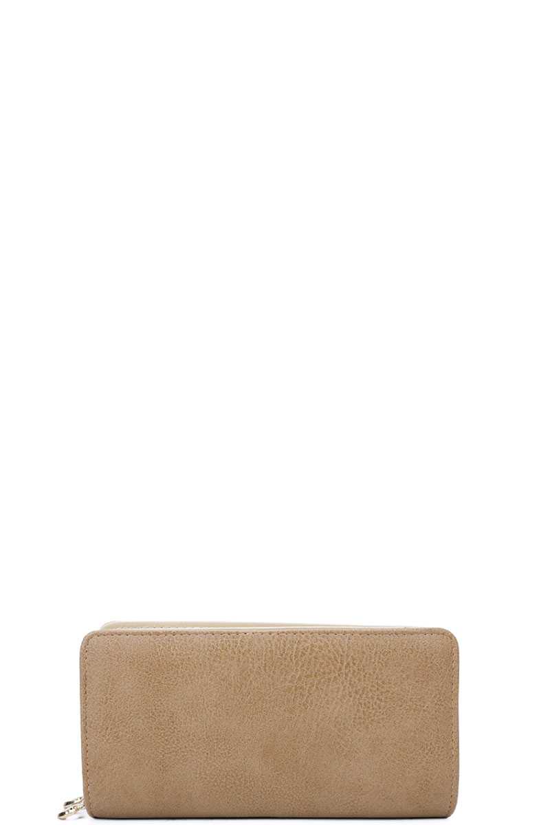 Designer Fashion Solid Color Wallet With Hand Strap - Absolute Fashion 2020