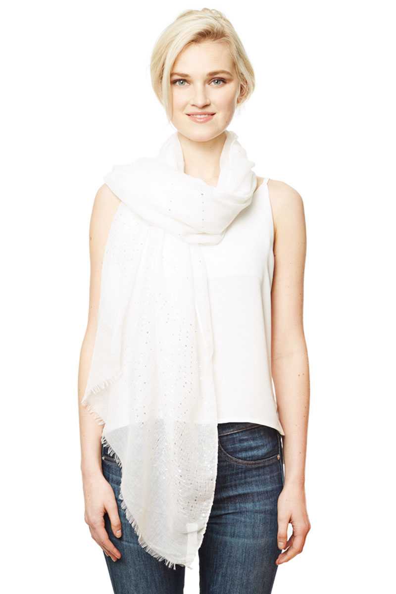 Solid Lurex Scarf - Absolute Fashion 2020