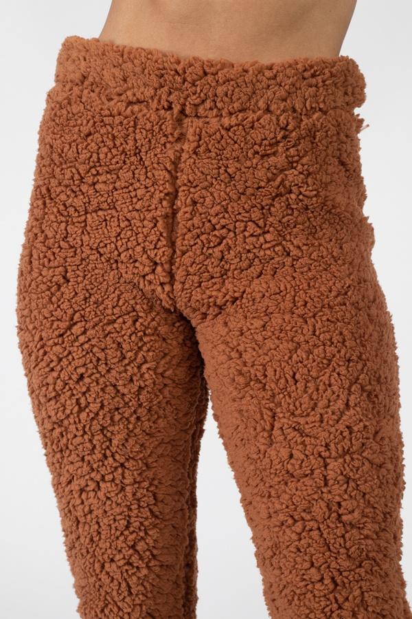 Faux Fur Cropped Top & Elasticized Pants - Absolute Fashion 2020