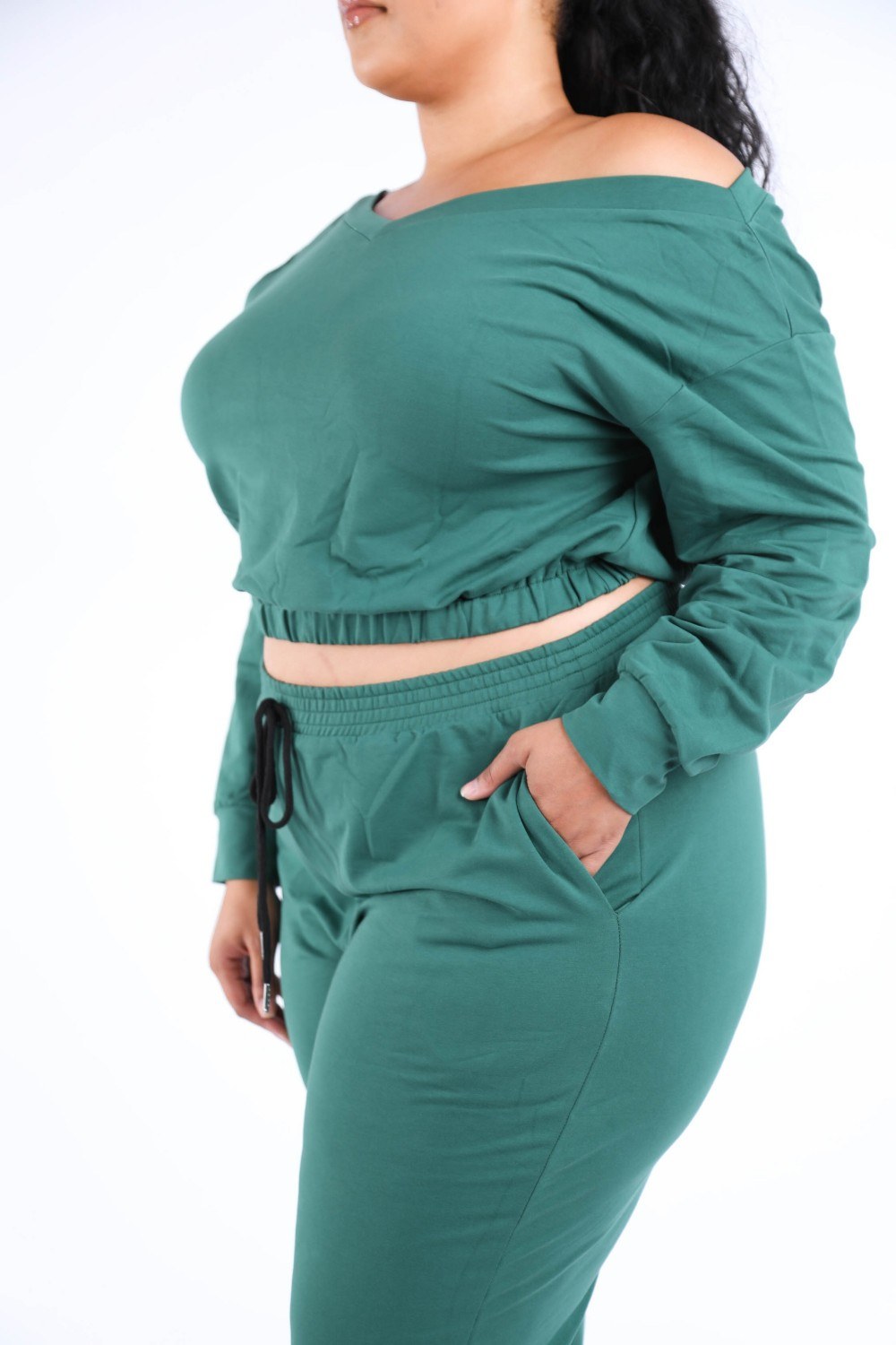Casual Crop Jogger Set - Absolute Fashion 2020