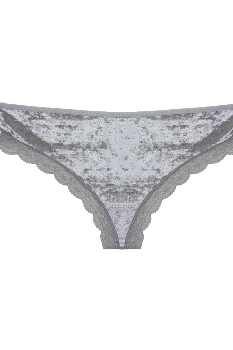 Cut Out Back Velvet Thong - Absolute Fashion 2020