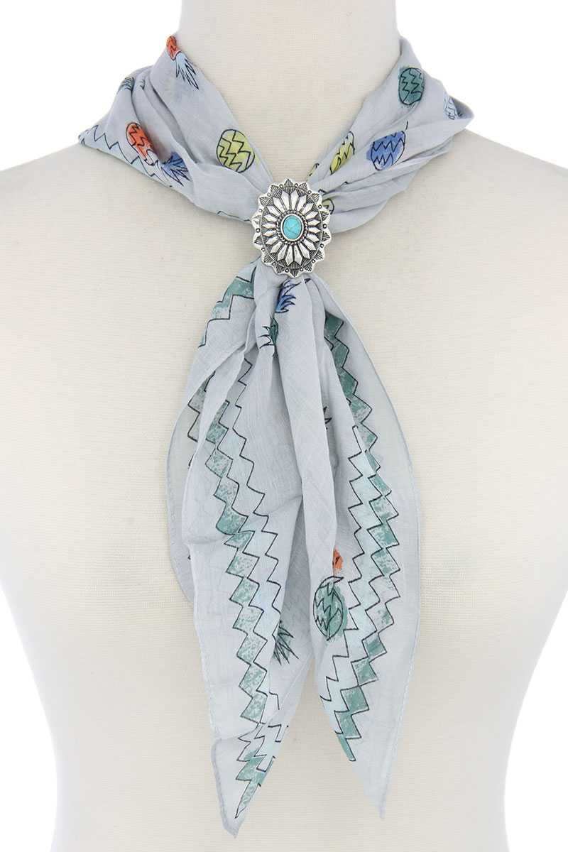 Concho Scarf Slide - Absolute Fashion 2020