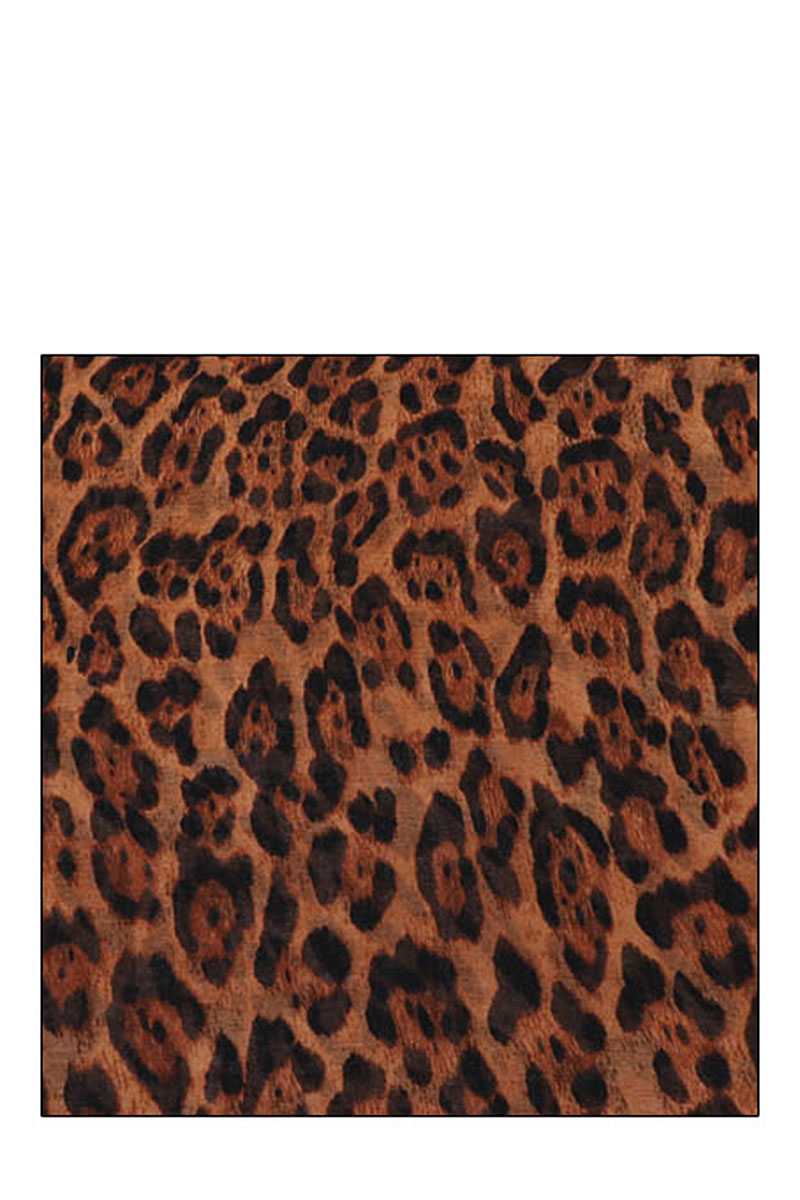 Chiffon Soft Leopard Infinity Scarf - Absolute Fashion 2020