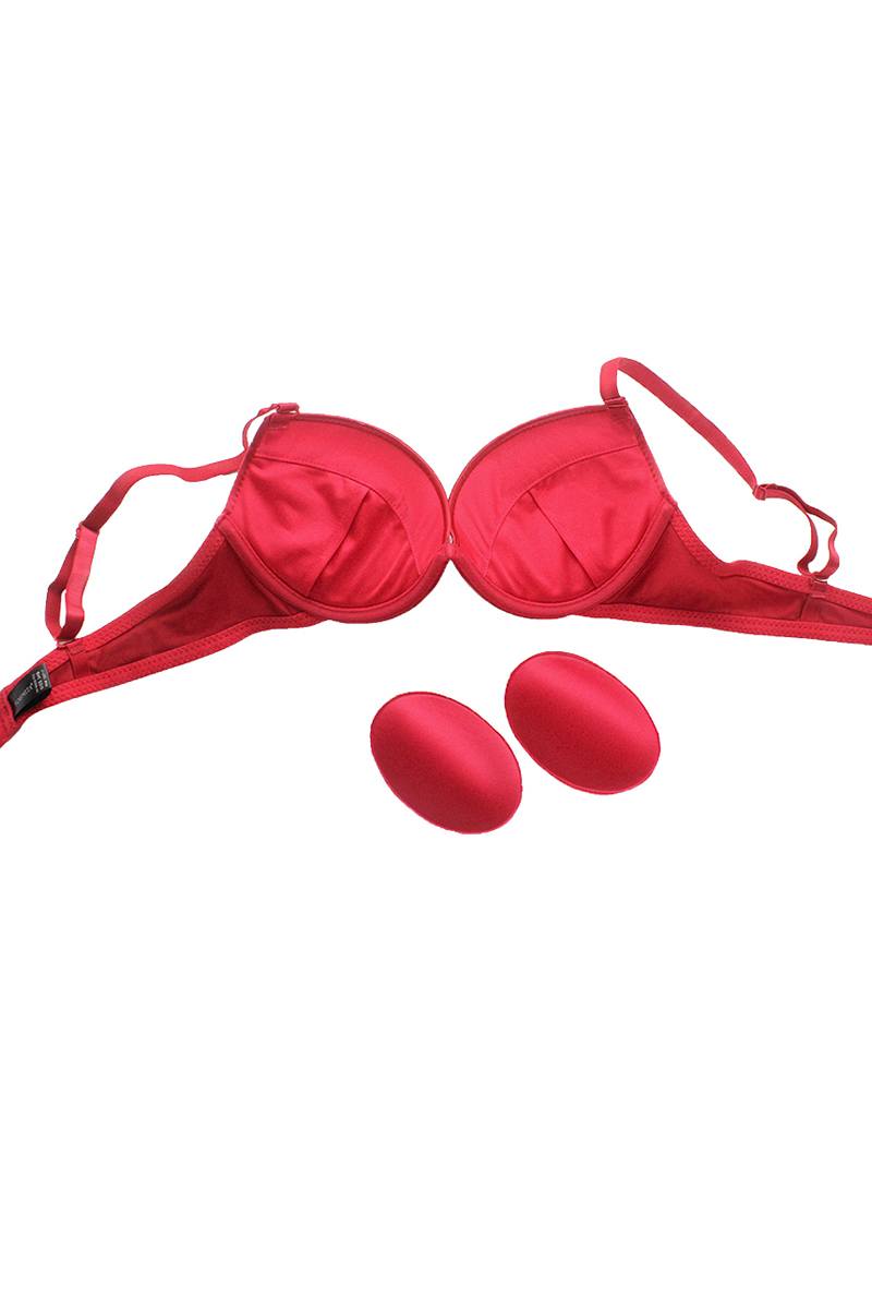 Shinny Push-up Plunge Bra - Absolute Fashion 2020