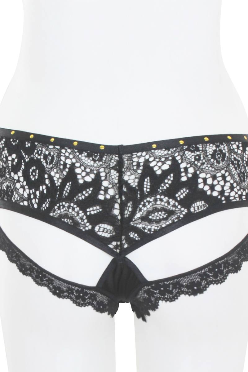 Cut Out Lace Back Hipster - Absolute Fashion 2020