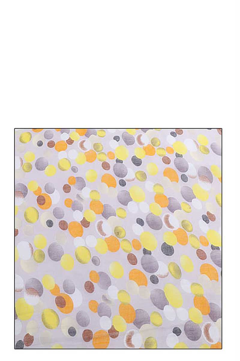Stylish Chiffon Multi Dots Print Scarf - Absolute Fashion 2020