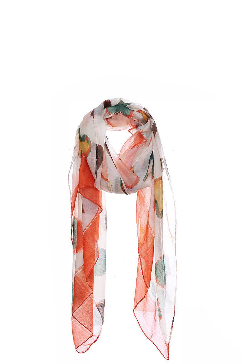 Fashion Soft Water Color Heart Print Scarf - Absolute Fashion 2020