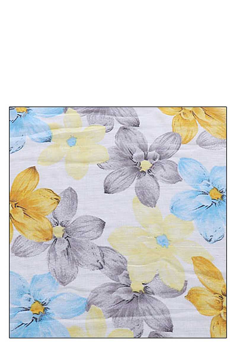 Fashion Multi Color Flower Print Chiffon Scarf - Absolute Fashion 2020