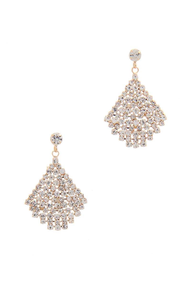 Rhinestone Drop Earring - Absolute Fashion 2020