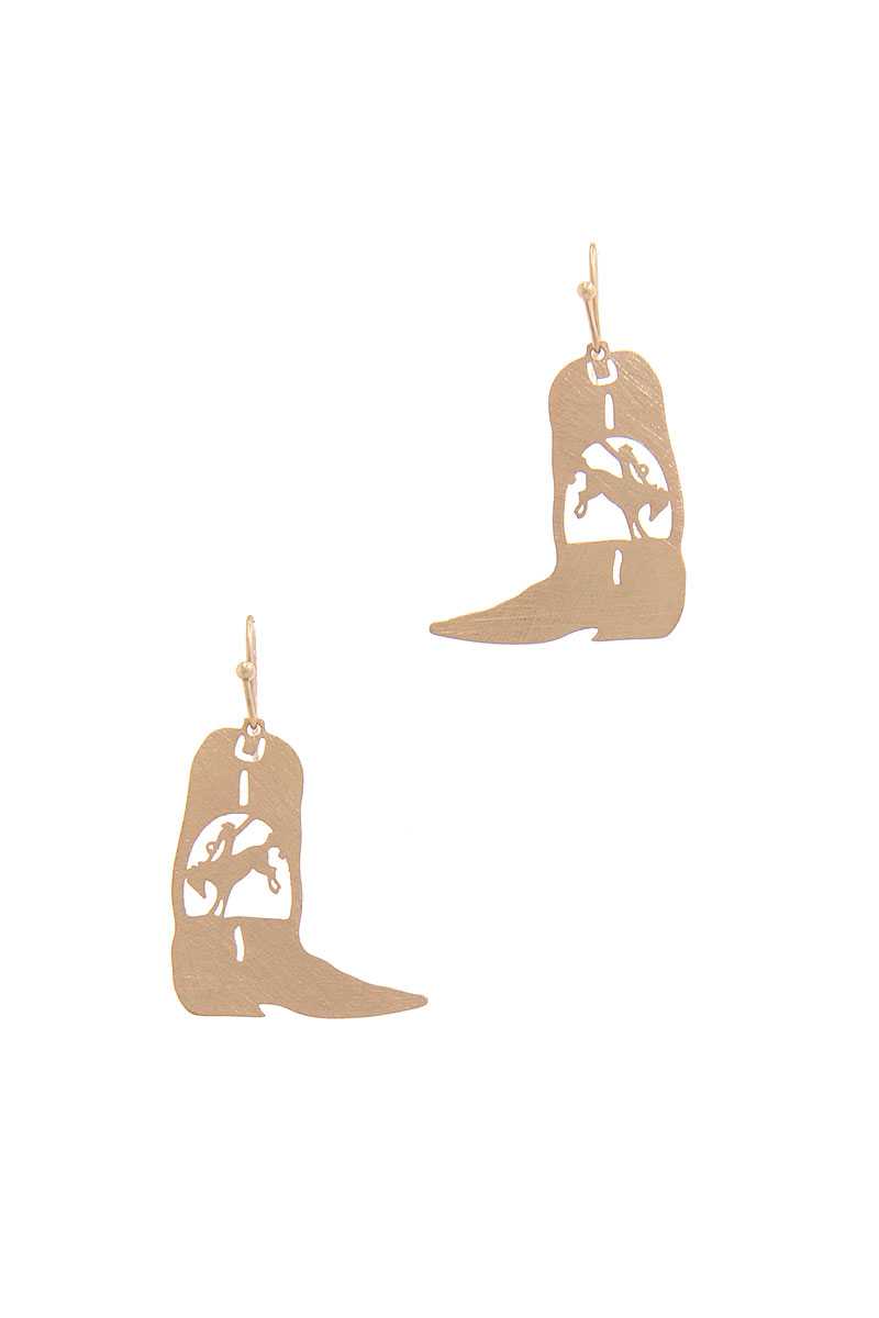 Cowboy Boot Earring - Absolute Fashion 2020