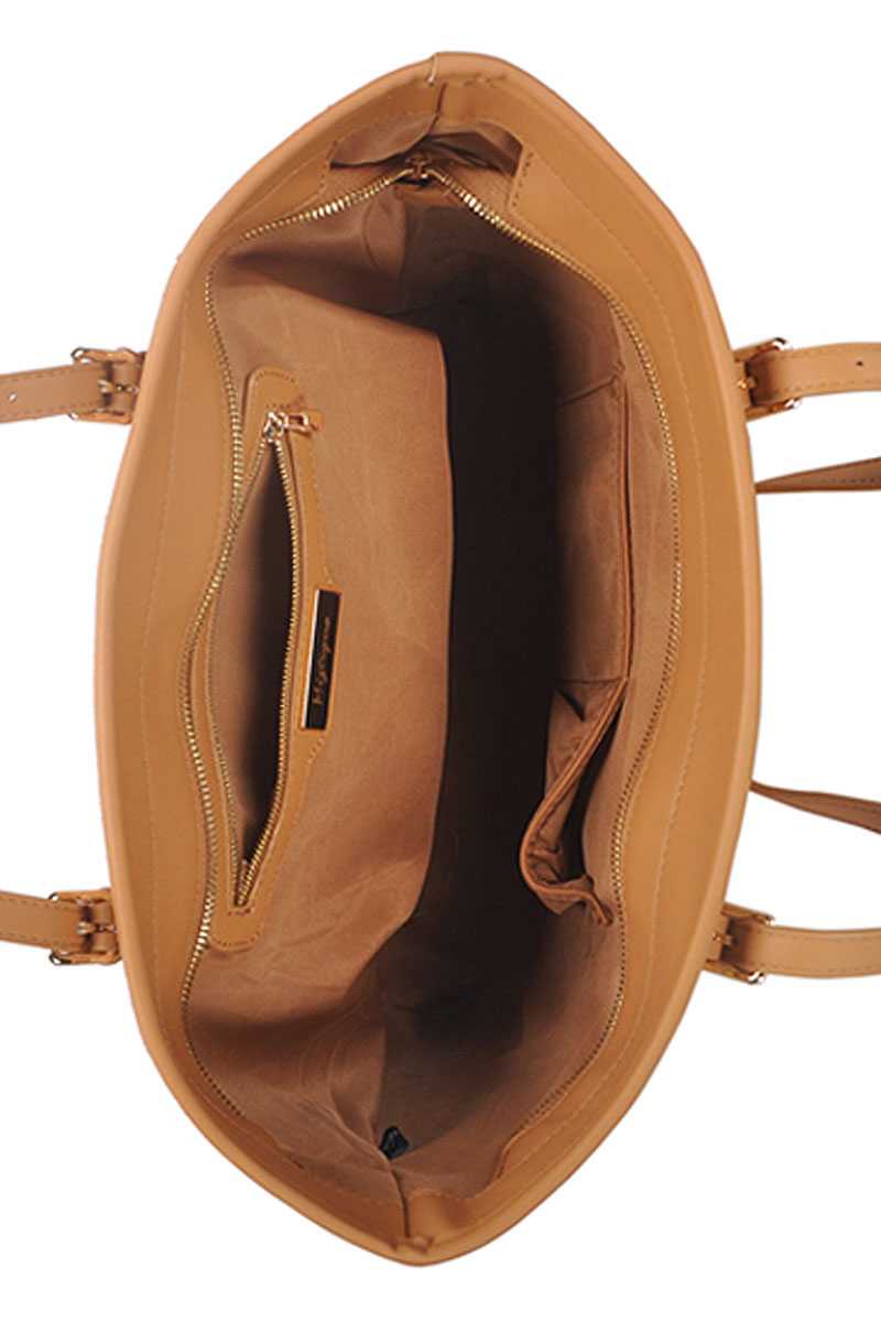 Chic Trendy Cork Textured Fashion Pattern Shopper Bag - Absolute Fashion 2020
