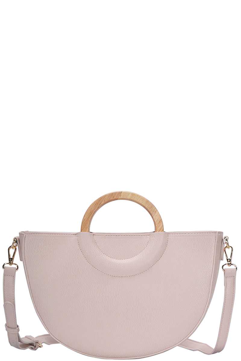 Stylish Semi Circle Modern Satchel With Long Strap - Absolute Fashion 2020