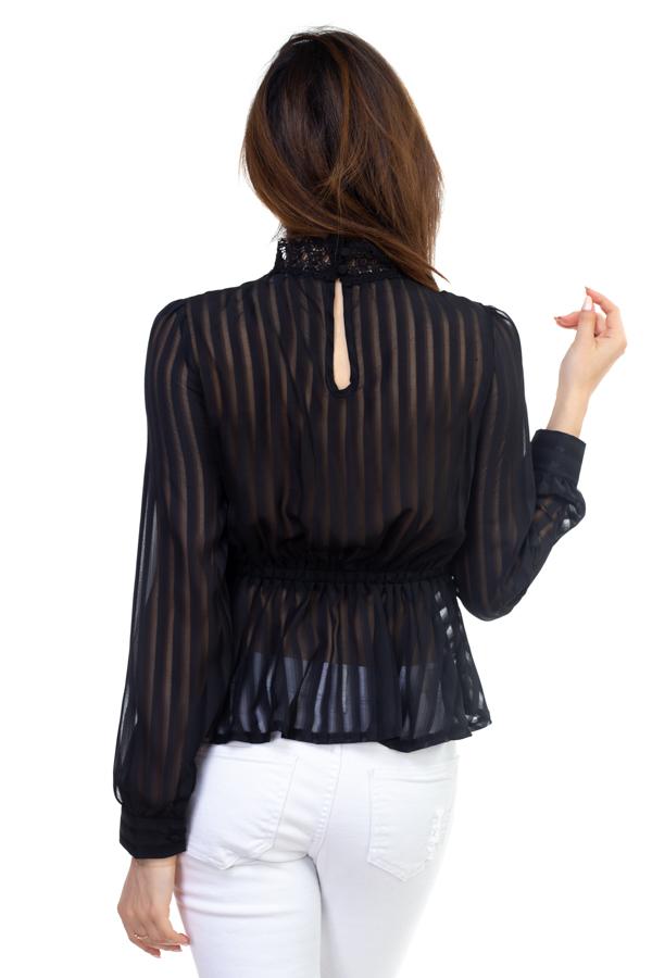 Shadow Stripe Embroidered Shirt - Absolute Fashion 2020