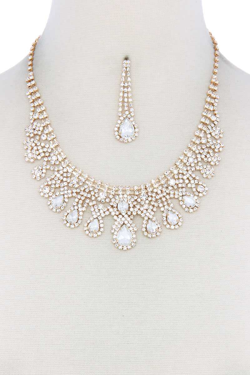 Rhinestone Necklace - Absolute Fashion 2020
