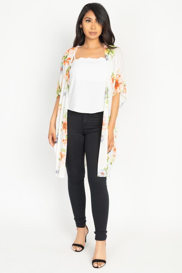 Flower Print Mesh Jacket - Absolute Fashion 2020