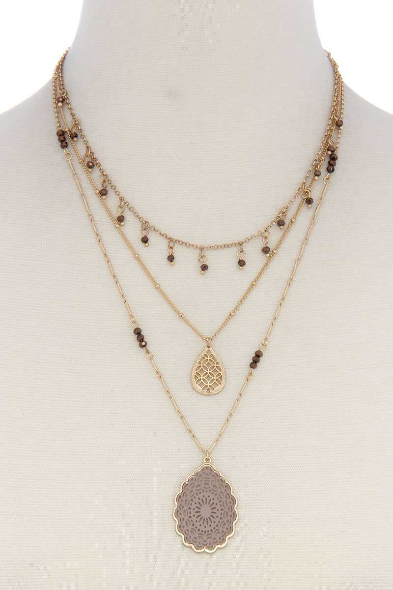 Three Layer Fashion Necklace - Absolute Fashion 2020