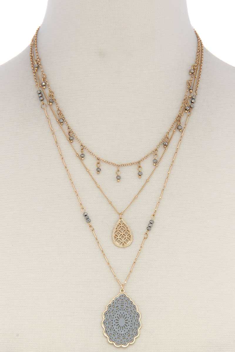 Three Layer Fashion Necklace - Absolute Fashion 2020