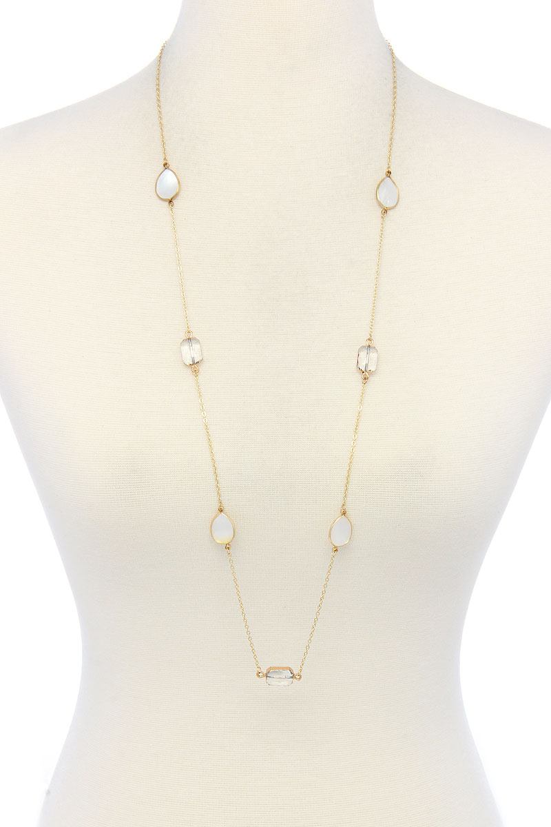 7 Stones Trendy Necklace - Absolute Fashion 2020