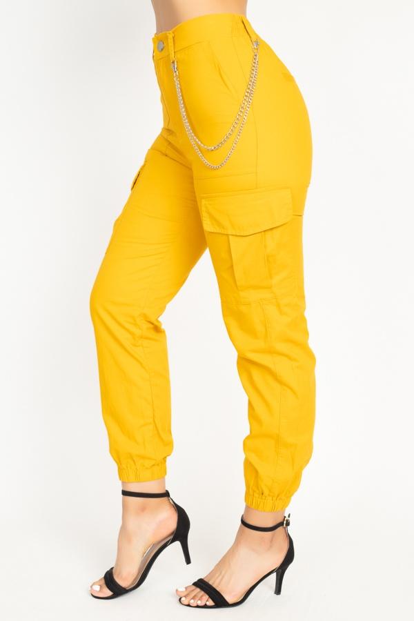 Chain Cargo Twill Jogger Pants - Absolute Fashion 2020
