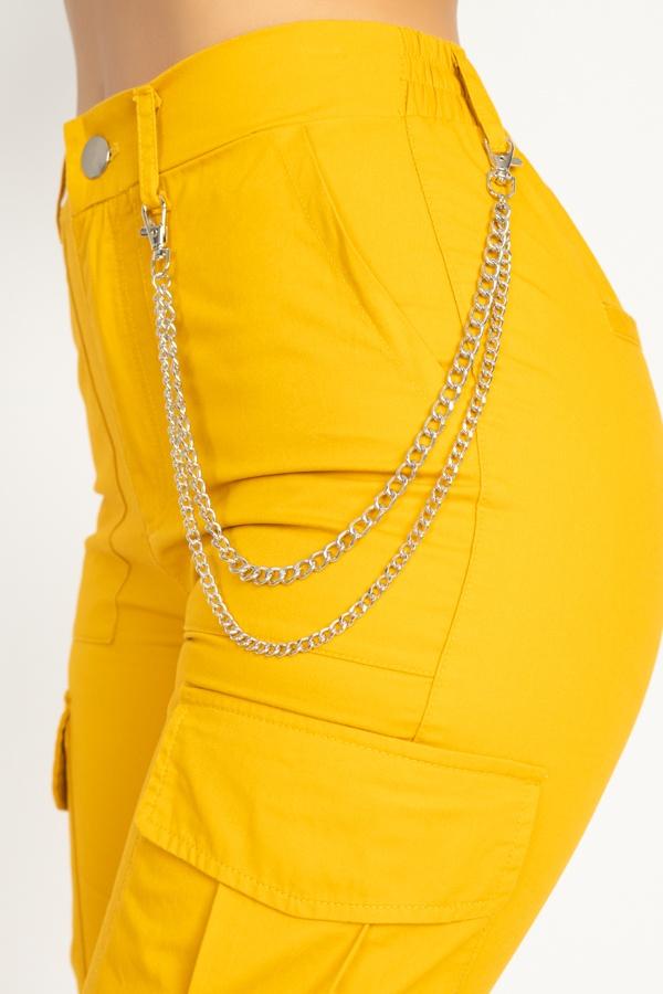 Chain Cargo Twill Jogger Pants - Absolute Fashion 2020