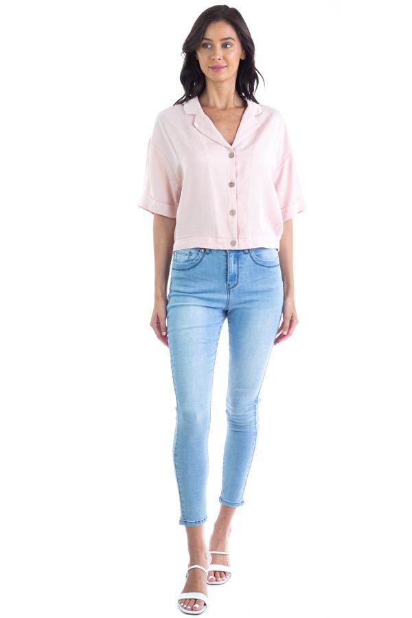 Boxy Button Down Shirt - Absolute Fashion 2020