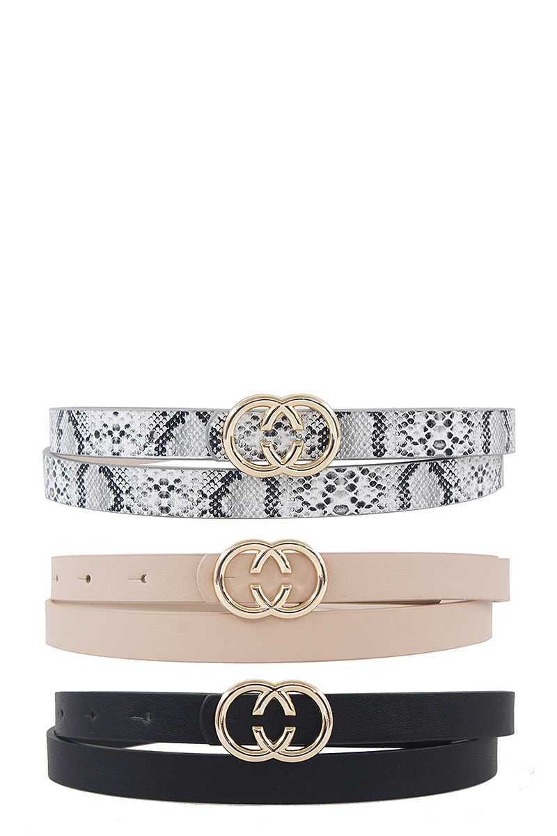 3pcs. Hot Trendy Stylish Belts Set - Absolute Fashion 2020