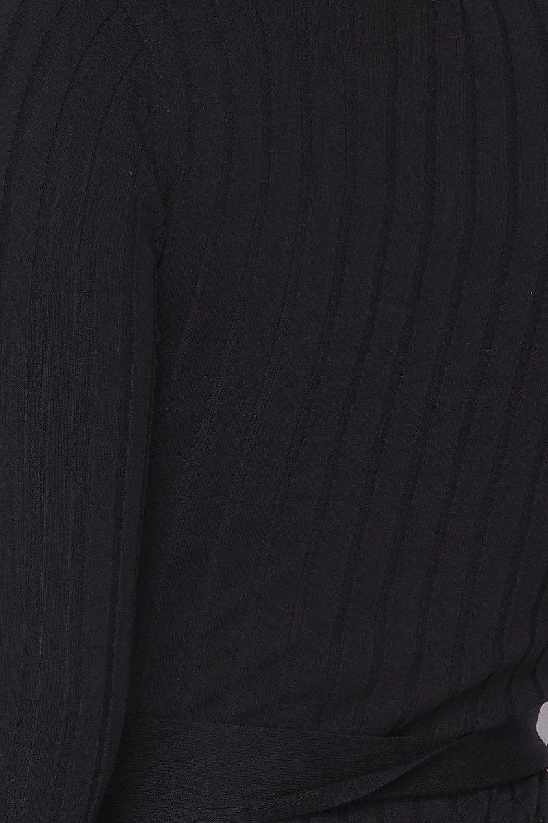 Ribbed Long Sleeve Maxi Dress - Absolute Fashion 2020