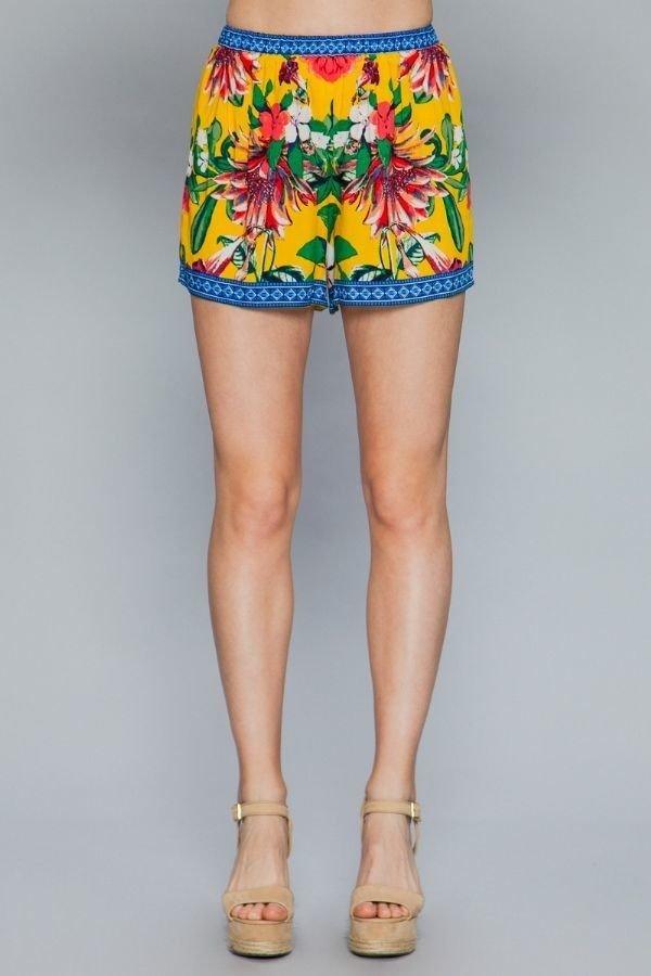 Floral Print Lounge Shorts - Absolute Fashion 2020