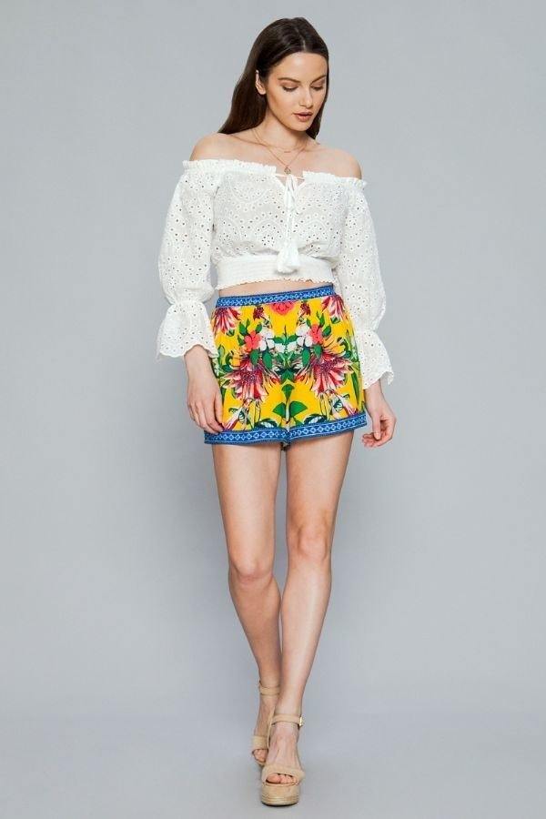 Floral Print Lounge Shorts - Absolute Fashion 2020