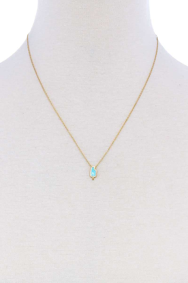 Cute Fashion Accent Brass Necklace - Absolute Fashion 2020