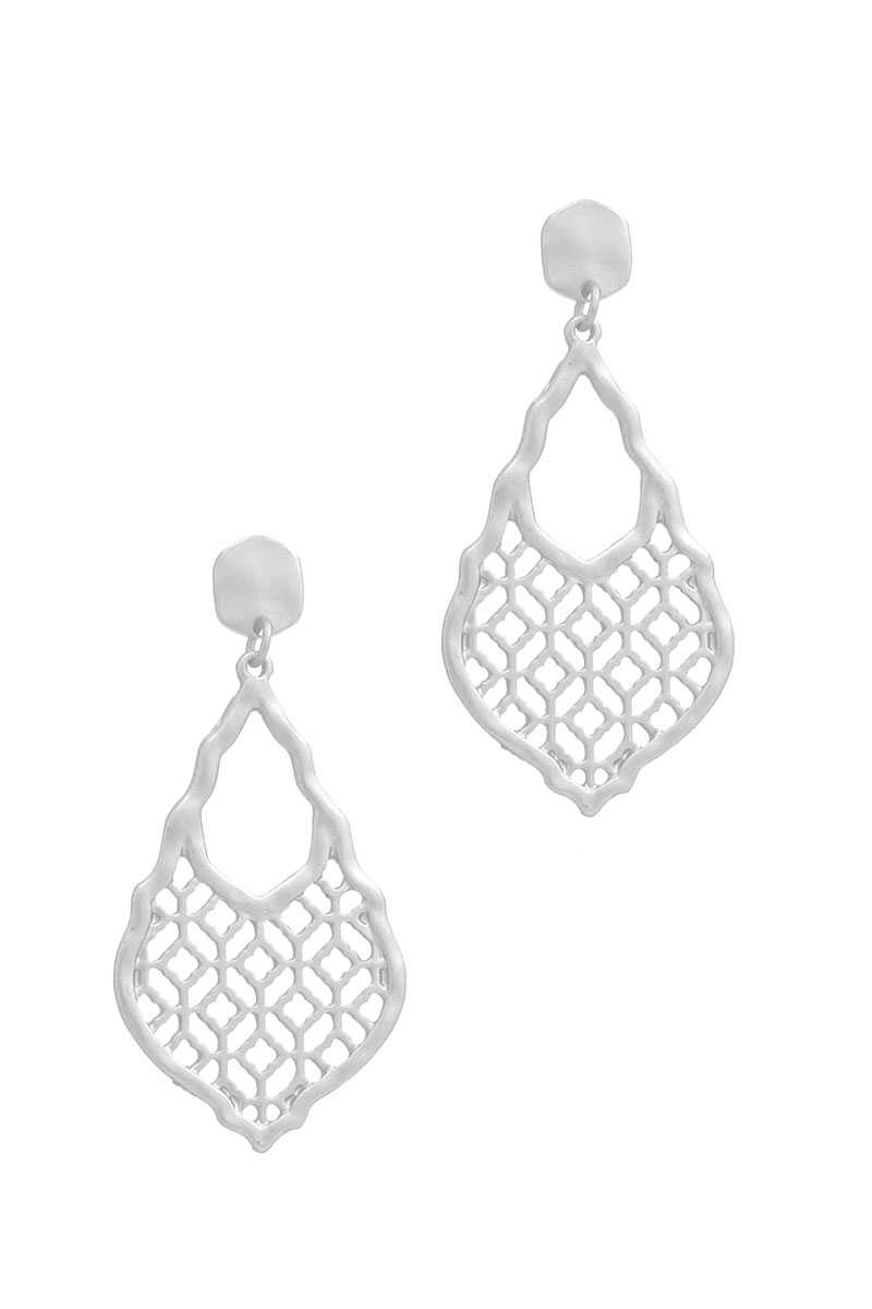 Chic Moroccan Pattern Drop Earring - Absolute Fashion 2020
