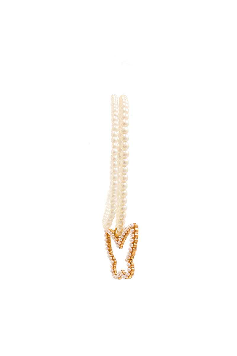 Cute Fashion Butterfly Dangle Pearl Bracelet - Absolute Fashion 2020