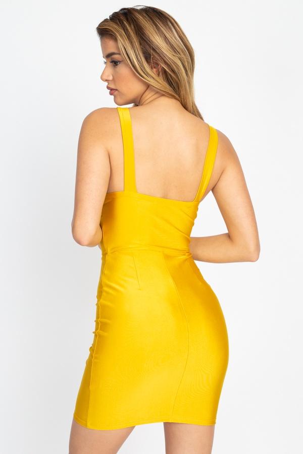 Satin Bustier Mini Dress - Absolute Fashion 2020