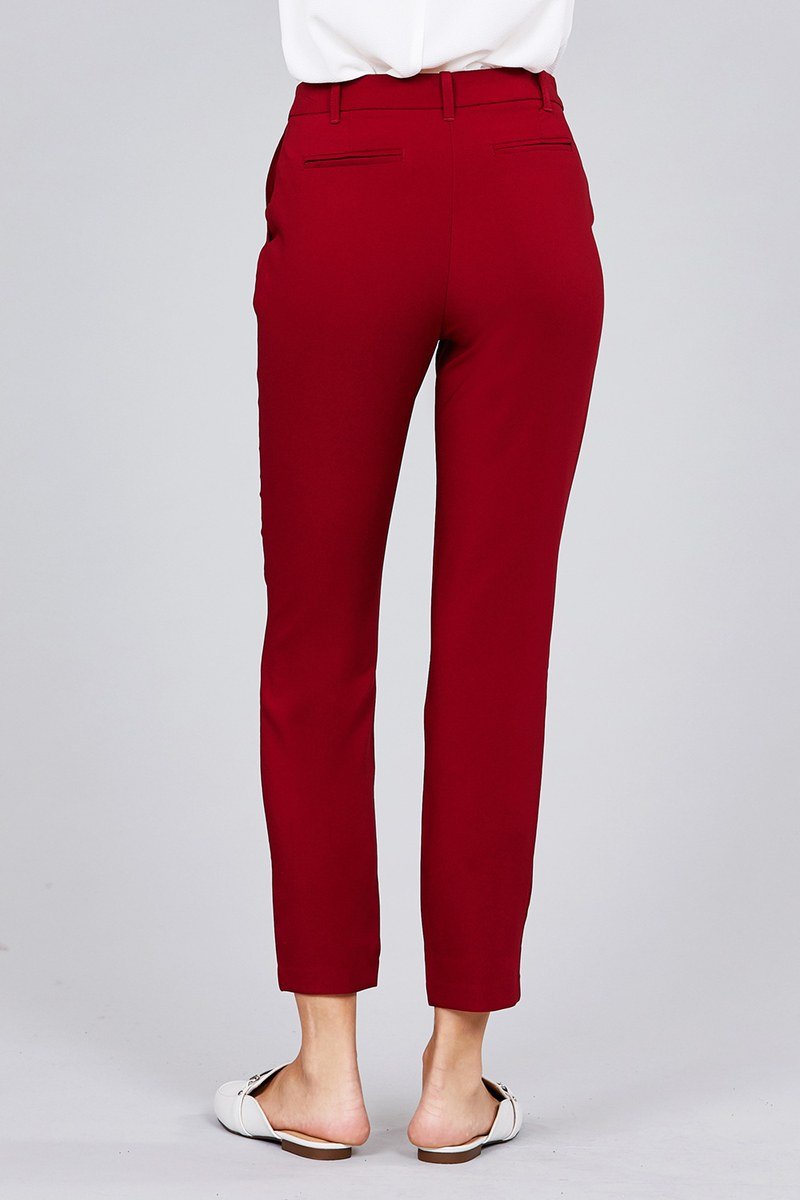 Seam Side Pocket Classic Long Pants - Absolute Fashion 2020