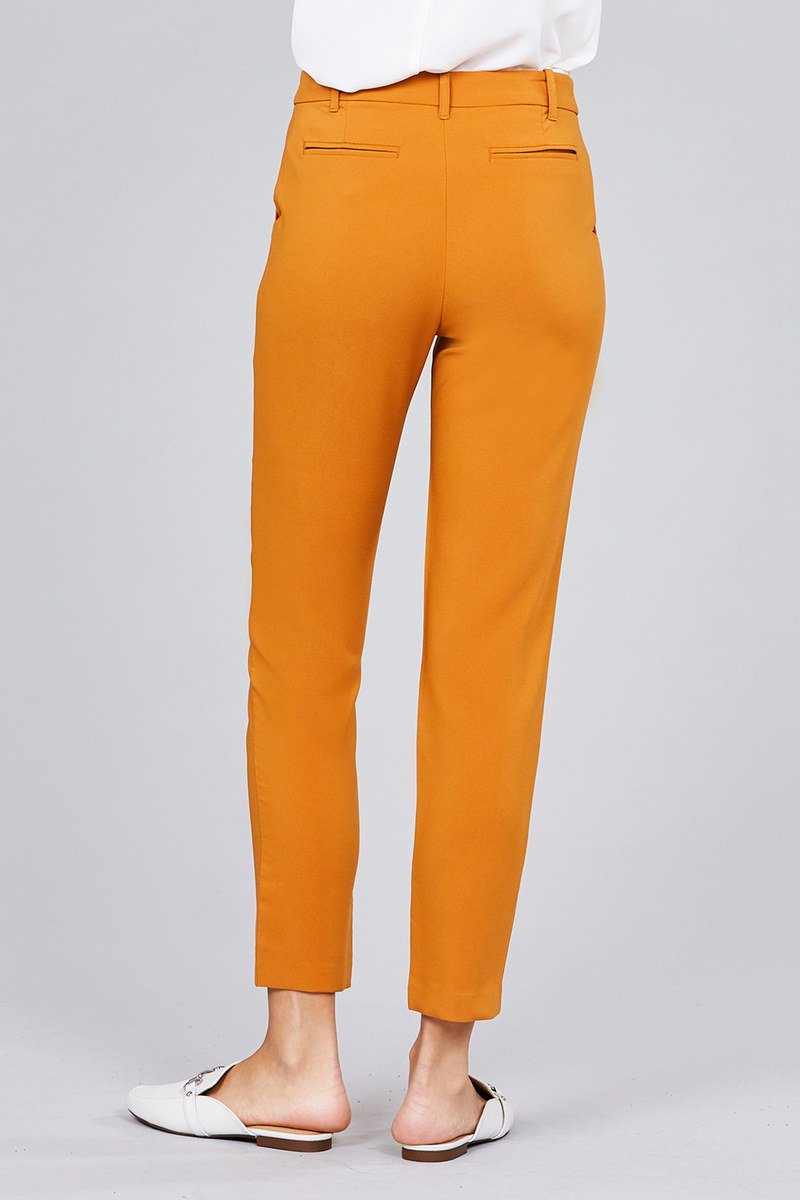 Seam Side Pocket Classic Long Pants - Absolute Fashion 2020