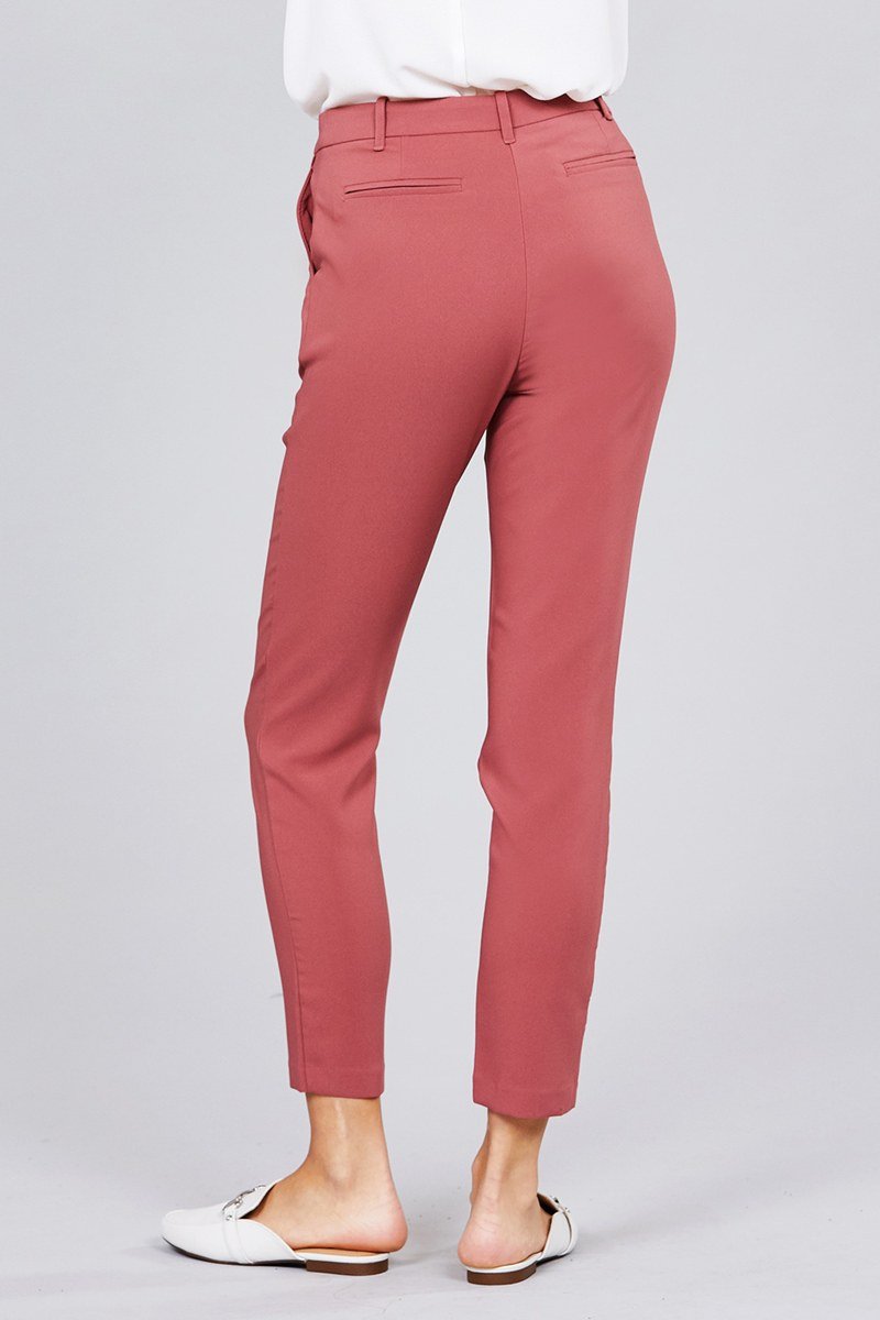 Seam Side Pocket Classic Long Pants - Absolute Fashion 2020