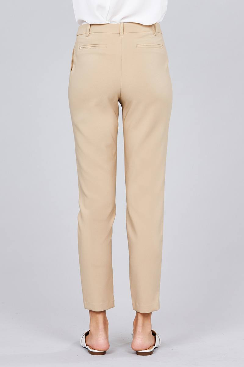 Seam Side Pocket Classic Long Pants - Absolute Fashion 2020