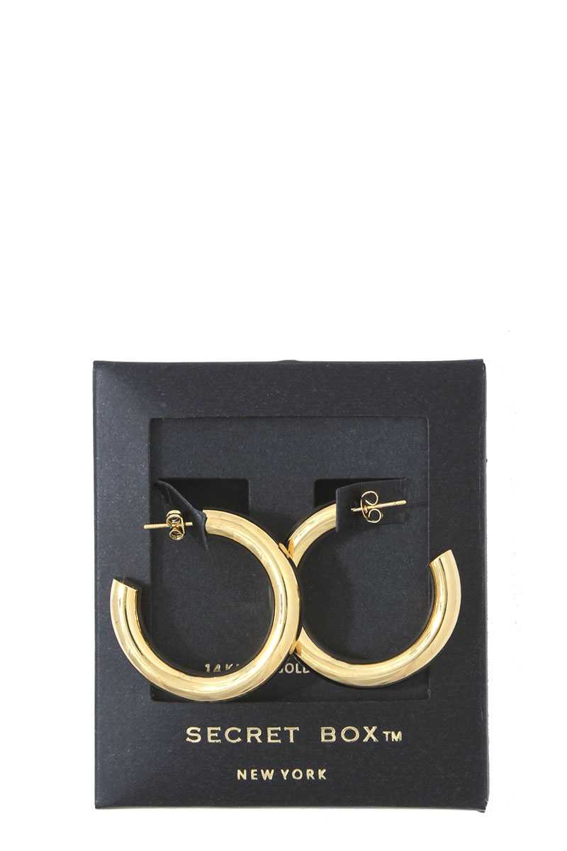 Tube Open Hoop Earring - Absolute Fashion 2020