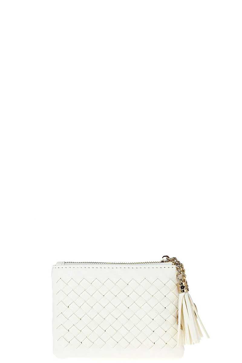 Cute Braided Zip Top Coin Key Wallet - Absolute Fashion 2020